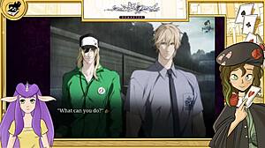 Muscular Asian Yaoi Characters Engage In Uncensored Handjob Leading To Orgasm In Sweet Pool Game Part 13.