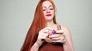 Redhead Alice Dominates with Raw Intense Action.