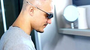 Brazilian Twink Worships Big Ass And Armpits, Caught Jerking In Shared Room Shower By Hung Guy!