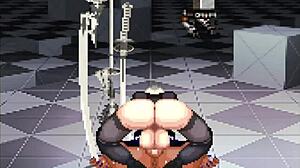 hentai mugen futa 2b showcase blasts cum in wild anime game action!