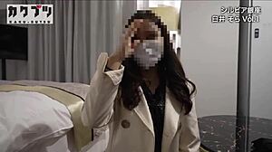 일본 베이비가 욕실에서 은근한 터치로 유혹해