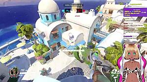 Vtuber LewdNeko Gets Spanked While Playing Overwatch Part 1