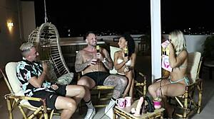 Fazia's Hidden Glamour Content with Family Support on Sheer Red