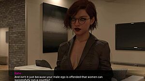 Lets Play Gynocracy Part 4 the Gift with Gyno Exam Cumshot Toys Femdom