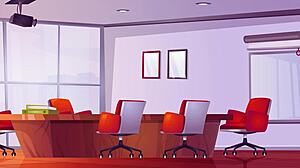 The magic mouse in a cartoon adventure.