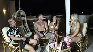 Fazia's Hidden Glamour Content with Family Support on Sheer Red