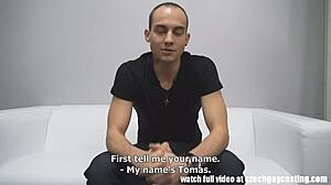 Hot czech gay boys get fucked and suck cocks in casting