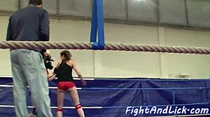 you're getting orally pleasured and fingered like a lesbian babe in wrestling