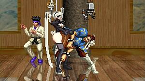 hentai mugen futa 2b showcase blasts cum in wild anime game action!