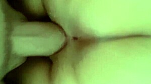 Romanian babe takes quick cock pounding in tight pussy before cumshot on ass.