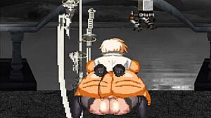 hentai mugen futa 2b showcase blasts cum in wild anime game action!