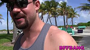 Babes Get Pounded Hard After Beach Bikini Fun! What a Ride!