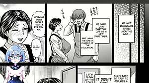 Japanese milf gets dominated in big tits hentai anime game with intense dating action!