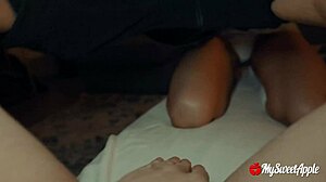 Tinder date removes condom for creampie