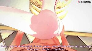 arlecchino milf gets naked fucked in pov ahegao with see through hentai anime 3d cartoon fantasy