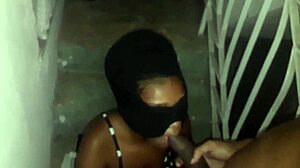 Quick outdoor anal with a prostitute in the construction site.