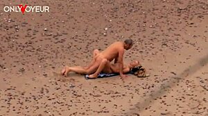 Beach Voyeur Catches Older Guy Pounding Hot MILF on Ocean Shore in Public Exhibition