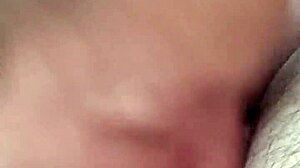 She struggles to swallow massive cum load