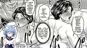 Japanese milf gets dominated in big tits hentai anime game with intense dating action!