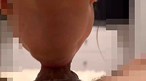 teen babe swallows cum from big cock blowjob