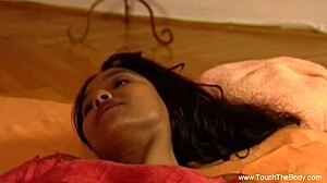 Mature ladies learn proper massage techniques from each other