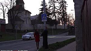 Deviante - Brunette Admits Craving Rough Deepthroat with Preacher