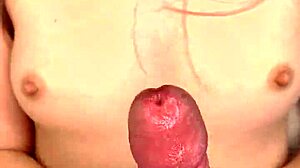 My girlfriend gave me a close up handjob with cumshot on day 47 at home.