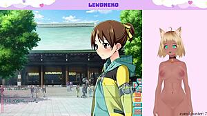 Vtuber Lewdneko Plays Go Go Nippon And Suggestively Masturbates Part 4.