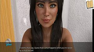 Catching Elizabeth Masturbating Again in College Dorm