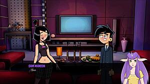 Danny Phantom's Goth Handjob Leads To Facial In Anime Redux Part 18 With Blonde Latina
