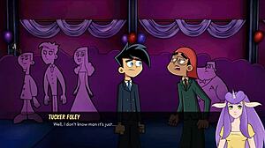 Danny Phantom's Goth Handjob Leads To Facial In Anime Redux Part 18 With Blonde Latina