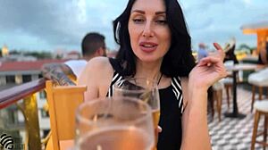 Intense Blowjob In Public Restaurant!