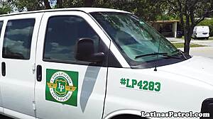 Pretty Latina Pounded Hard by Immigration Officer at Work