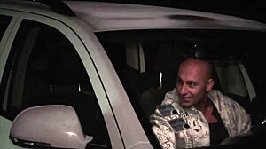 Cute Blonde Girl Gives Free Blowjobs Through Car Window Outdoor Orgy Sex