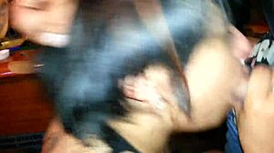 My ex girlfriend sucks cock and takes cum facial.