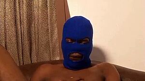 I'm showing off my big black dick here