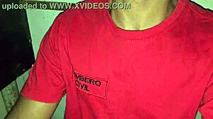 Firefighters Bareback Fuck In Sheer Clothing Barracks!