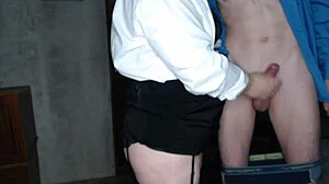 hey slutty secretary, jerking off your boss’s huge cock again?