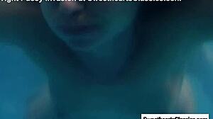 lesbian swimming team remastered with garden scenes and perfect bodies