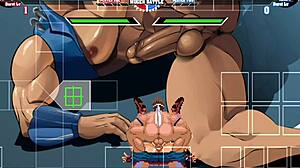 Joe Higashi Fucks Athena Asamiya With Sound!