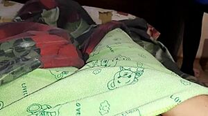 i felt excited masturbating under covers while classmate searched for book