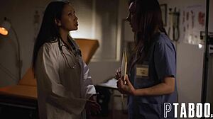 Sinn Sage and Vicki Chase in taboo lesbian action