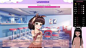 Lewdneko Plays Naked Hentai Dating Game With Small Tits Anime