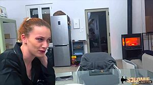 Stella In Lingerie Takes Double Anal!