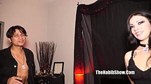 SHE THE REAL DEVIL! Italian and Cherokee Hexxxica CONVERTS Derek Forreal!