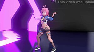 Strip Tease Mmd Yoasobi - Idol With Teasing Dancing