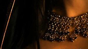 just chilling and dancing nude with exotic asian flair. it’s all about that happy vibe!