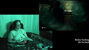 Naked playthrough of Alan Wake 2 part 21 with big tits.