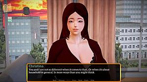 Exploring my new stepfamily in game 586