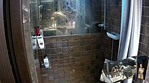 Voyeur shower bathroom - 2 girlfriend showering together